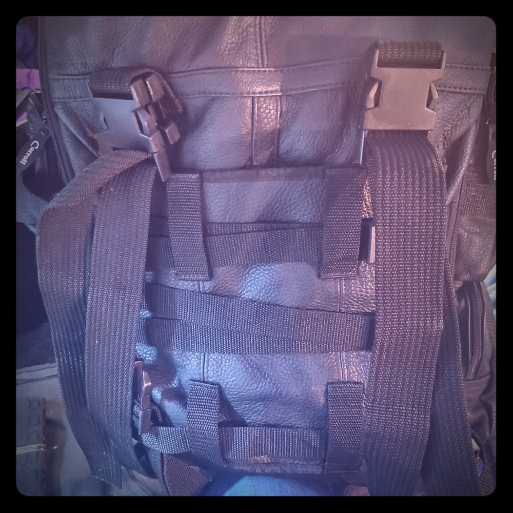 Carroll Leather travel bag